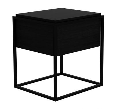 Monolit Nachttisch Eiche schwarz Ethnicraft